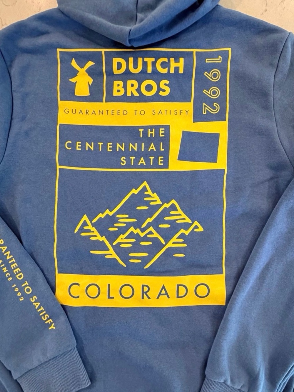 Rare Dutch Bros Colorado Hoodie - Medium